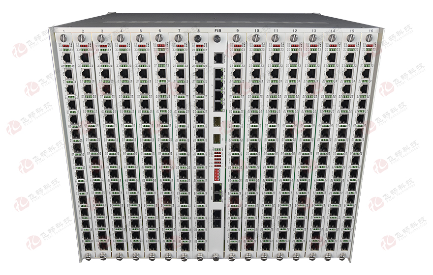 飛暢科技-960路電話(huà)光端機(jī)（8U 19英寸，SFP 1+1光備份）