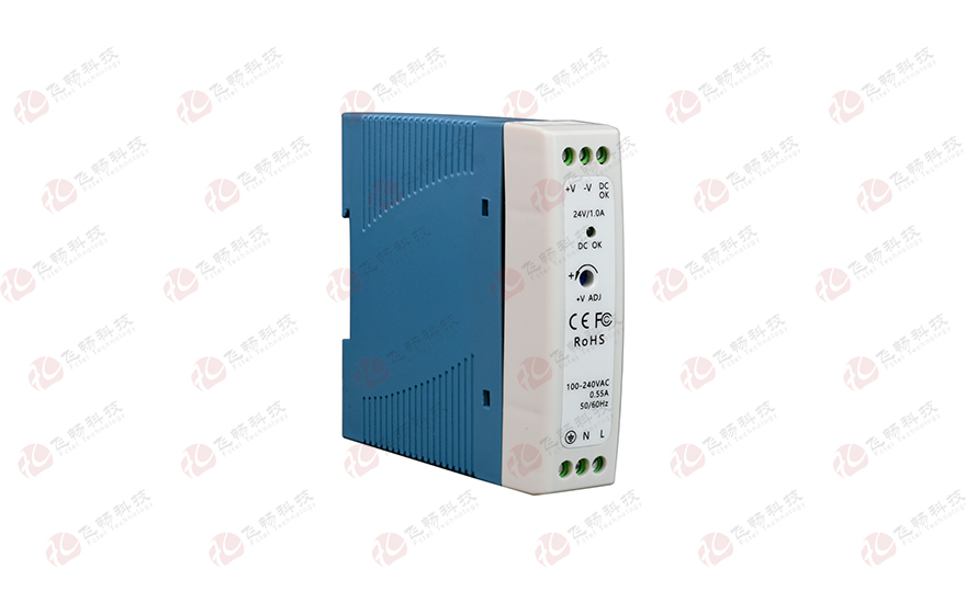 飛暢科技-工業(yè)級導(dǎo)軌式 AC220V轉(zhuǎn) DC12V2A/24V1A  開關(guān)電源